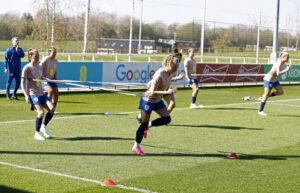 England women switch to blue shorts after period concerns
