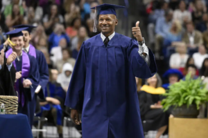 Hoops Hall of Famer Ray Allen receives degree from UConn